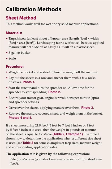 Calibration Methods