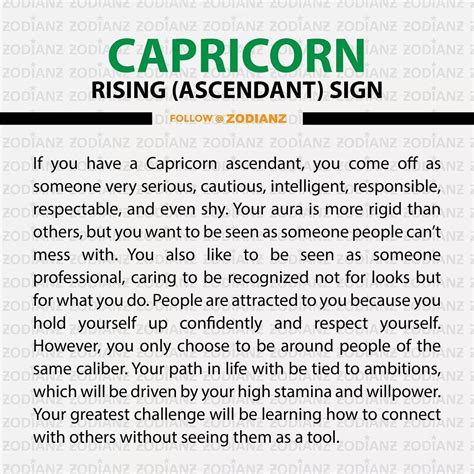 #Capricorn rising sign >>> Follow@zodianz #Zodianz #Zodiac #Astrology # ...