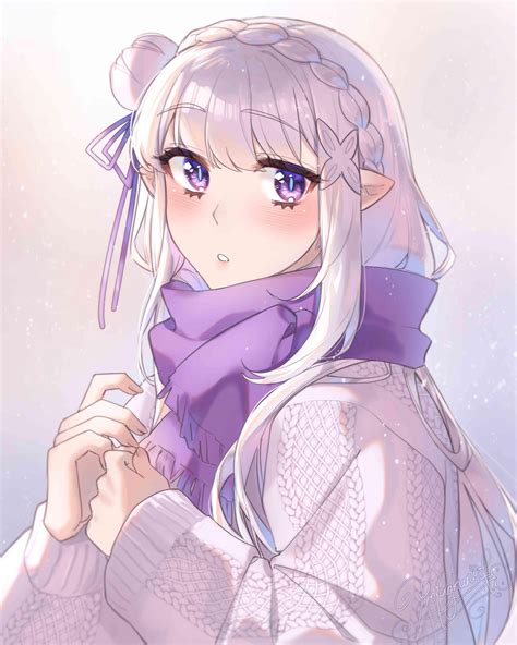 [Fanart] Emilia from Re:Zero : r/anime