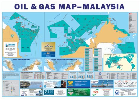 Malaysia Offshore Oil And Gas Map