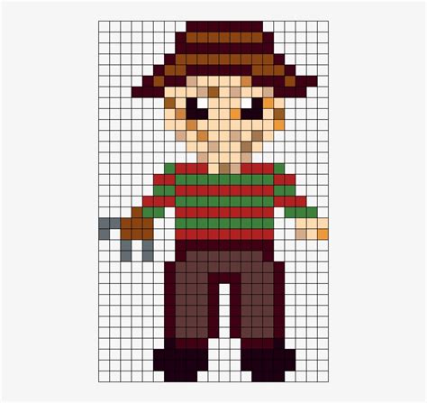 Pixel Pictures Of Freddy Krueger - miaeroplano