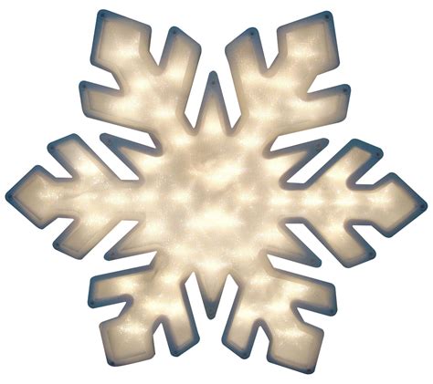 Northlight Lighted Snowflake Christmas Window Decoration - QVC.com