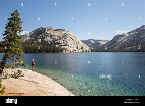 Fishing in tenaya lake hi-res stock photography and images - Alamy