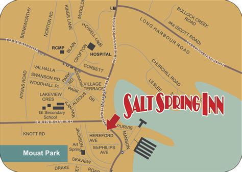 Map & Directions – Salt Spring Inn