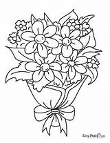 Flower Coloring Pages  30 Printable Sheets Easy Peasy And Fun sketch template