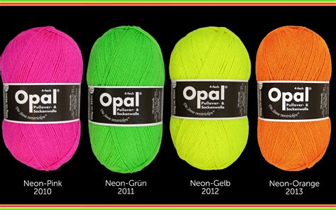 Opal Uni Solid 4 ply Sock Yarn Neon yellow 2012 Needlepoint Yarn jan ...