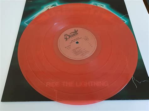 Metallica - Ride The Lightning (Coloured Vinyl) LP Record Vinyl | Rock Vinyl Revival