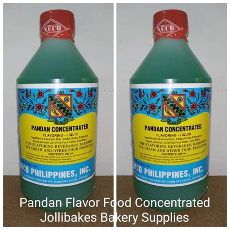 500ml Pandan Flavor Food Concentrated | Lazada PH