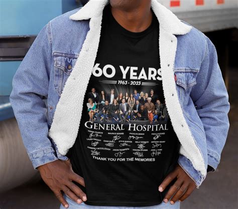 General Hospital Characters Anniversary Shirts, 1963 2023 60 Years ...