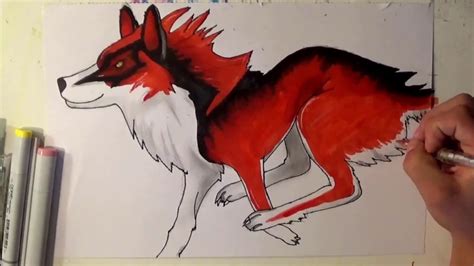 Red Wolf Drawing Easy : Red Wolf Drawing By Misterdevils On Deviantart ...