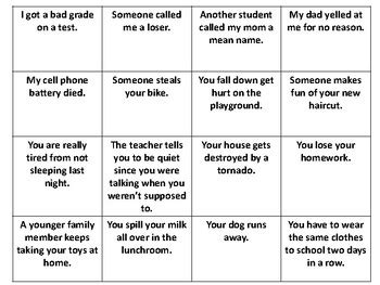 Problem Scenario Cards by Danielle Thrush | TPT