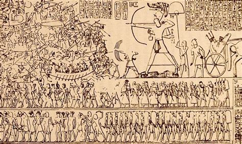 Battle of Djahy History - Battle of Djahy Facts - Ramses III and The Sea Peoples