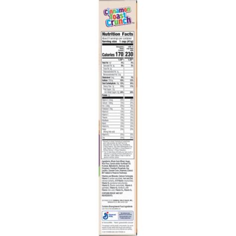 General Mills Cinnamon Toast Crunch Cereal, 12 oz - Fry’s Food Stores