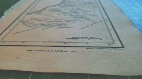 1823 Vintage Tribe of Simeon Map