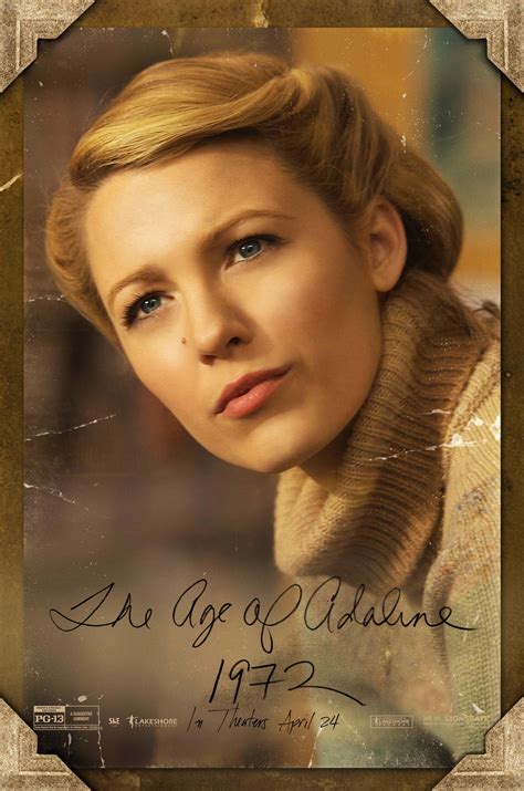 Age of Adaline Posters Show Immortal Blake Lively Through 8 Decades ...