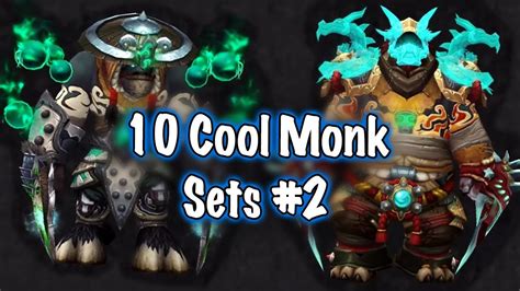 Jessiehealz - 10 Cool Monk Transmog Sets #2 (World of Warcraft) - YouTube