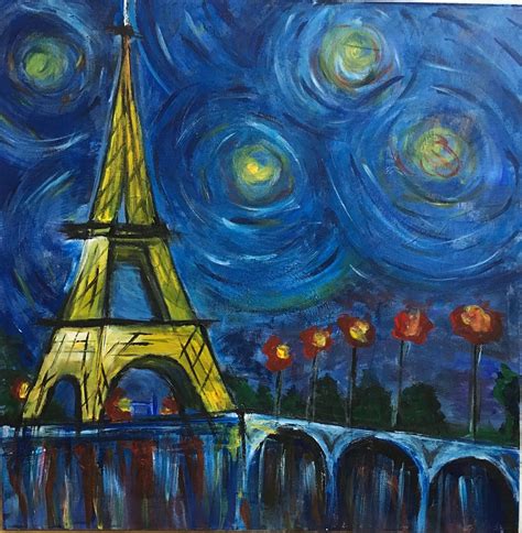 Starry Eiffel tower