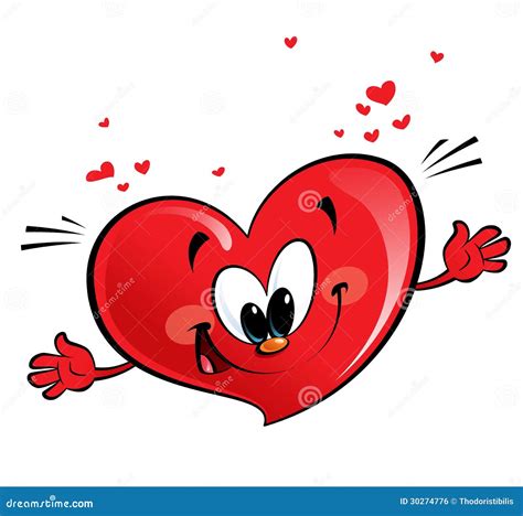 Happy heart stock illustration. Illustration of falling - 30274776