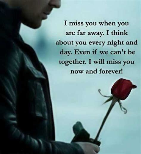 Best Sad love Quotes About love 'I miss You When You Far Away, Now And ...