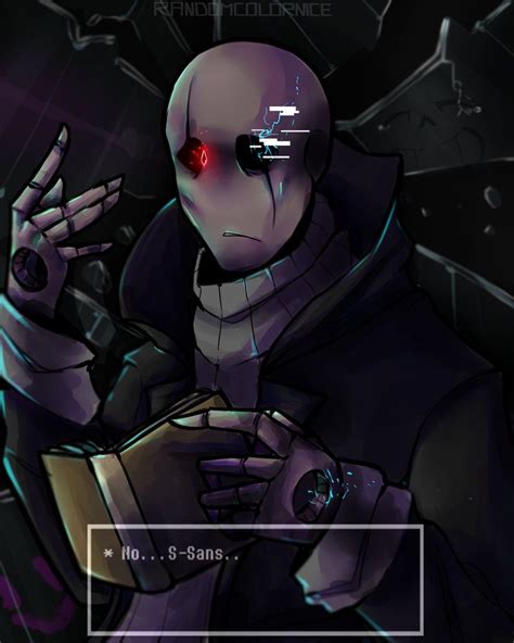 Glitchtale Gaster - No... S-Sans by RandomColorNice on DeviantArt | Undertale cute, Undertale ...