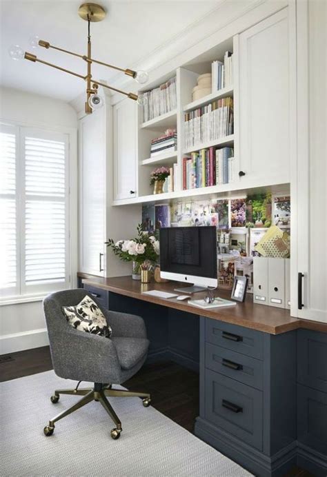 Ideas de como decorar un despacho en casa. http://qoo.ly/ikamw | Home office design, Home office ...