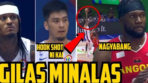 GILAS MINALAS GILAS VS ANGOLA HIGHLIGHTS | GILAS KINAWAWA NG ANGOLA ...