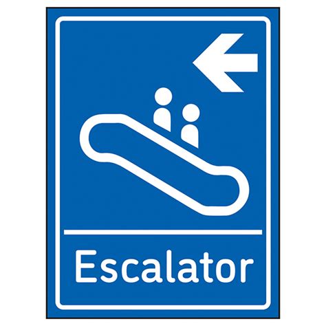 | Escalator Signs | Information Signs | Safety Signs 4 Less