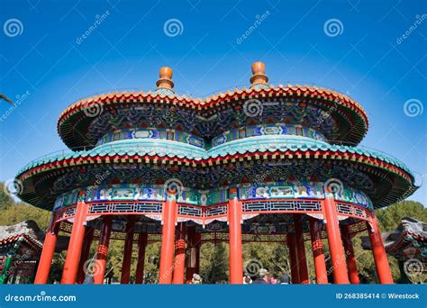 Tiantan Temple of Heaven with a Blue Sky in the Background, in Beijing ...