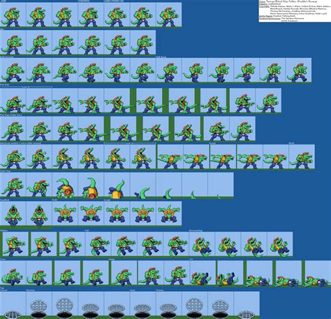 The Spriters Resource - Full Sheet View - Teenage Mutant Ninja Turtles: Shredder's Revenge ...