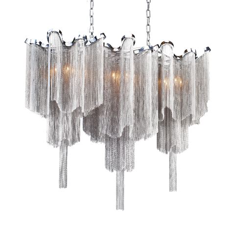 Chain Lighting | Rectangle chandelier, Light chain, Chandelier