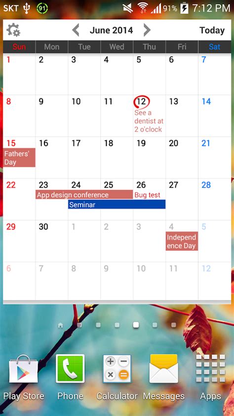 Calendar Widgets - Android Apps on Google Play