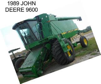 John Deere 9600 Combine Specs | AgriSeek.com