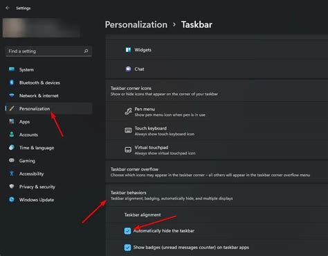 How to Hide Taskbar on Windows 11