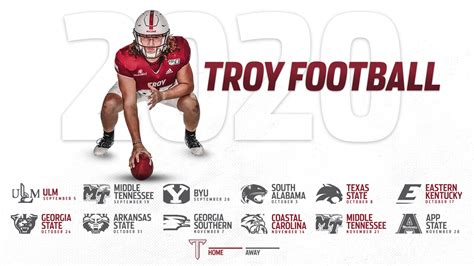 Troy completes revised 2020 football schedule