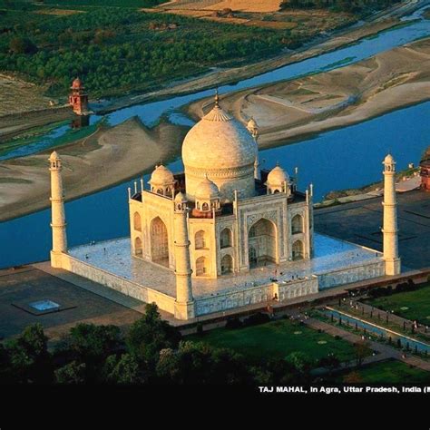 Taj Mahal ( aerial view) | Taj mahal india, Taj mahal, Wonders of the world