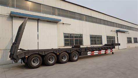 Best price 4 line 8 axle lowbed trailer loading weight 150ton