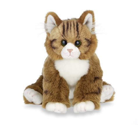 COLLECTION MANNY PLUSH STUFFED ANIMAL ORANGE TABBY MAINE COON CAT ...