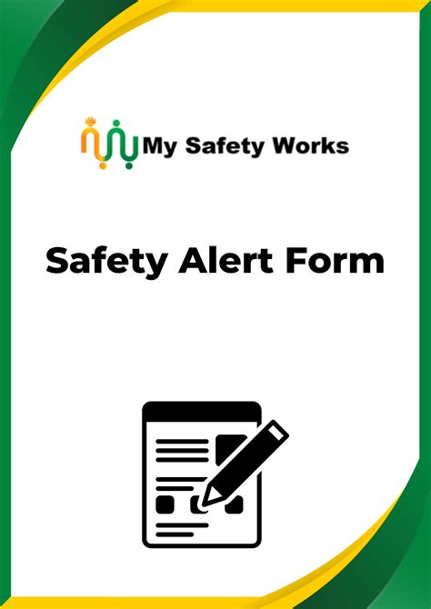 Safety Alert Form | My Safety Works