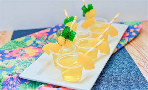 Easy Tropical Pineapple Jello Shots Recipe