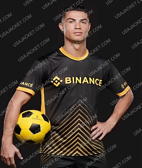 Order Cristiano Ronaldo Binance Jersey | New Arrival Black T-Shirt