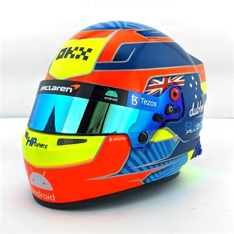 Oscar Piastri 2023 - 1:2 Scale Bell F1 Mini Helmet | RacingDirect.com