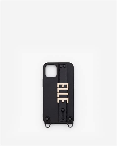 iPhone 12 Mini Case in Black/Gold with Personalised Hardware – St. Oddity