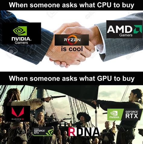 AMD VS NVIDIA. A competition goes on. : r/gamingmemes