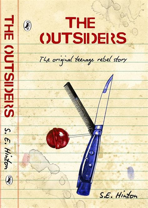 The Outsiders Book Cover Design on Behance