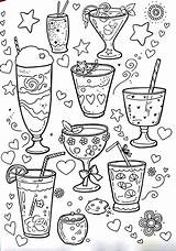 Coloring Pages Of Drinks sketch template