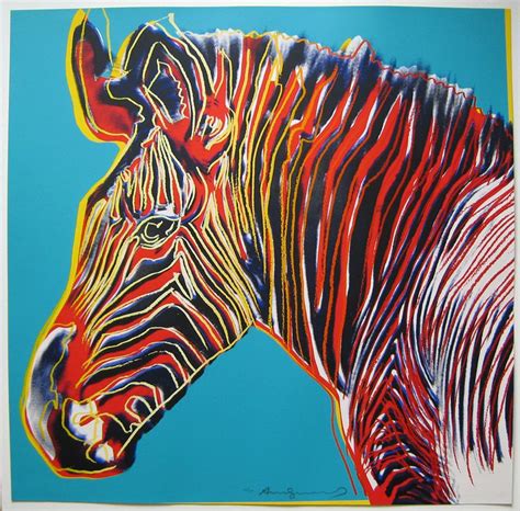 Andy Warhol “Grevy’s Zebra” 1983 | color | Pinterest | Warhol, Prints and Andy warhol art