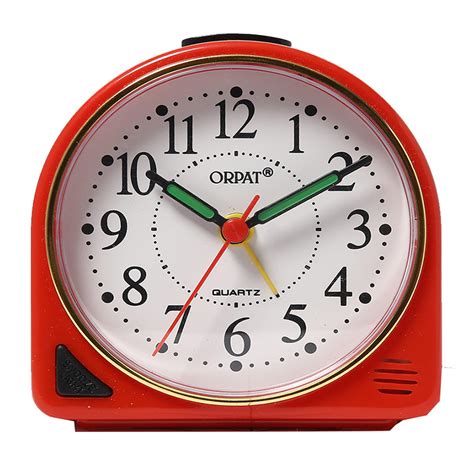 Orpat TBZL-617 Snooze Buzzer Alarm Clock (Red) | Orpat Group