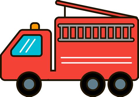 Fire Truck Vector Clipart - Clip Art Library