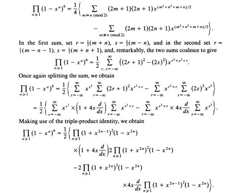 sequences and series - Prove this identity using Jacobi's Triple Product Identity - Mathematics ...