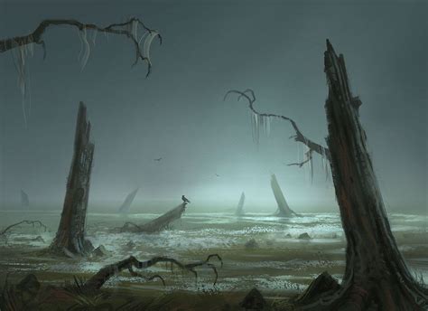 Swamp Sketch by joelhustak.deviantart.com on @DeviantArt | Realms | Pinterest | Sketches and ...